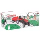 Pilsan traktor pedálos trélerrel 07316 piros
