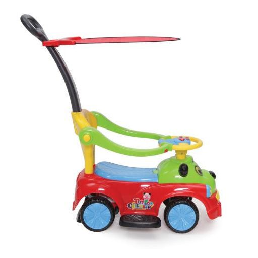 Moni panda bébitaxi napfénytetővel piros