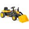 Pilsan traktor homlokrakodós fekete/sárga