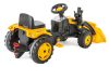 Pilsan traktor homlokrakodós fekete/sárga