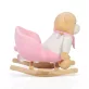 Moni toys hintázó maci 60 cm pink