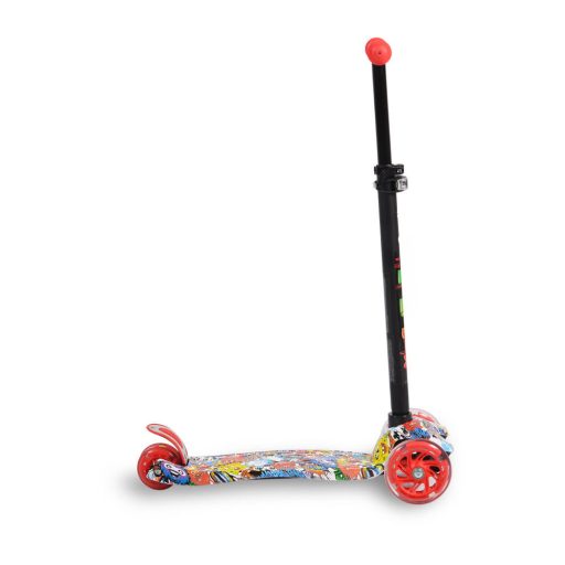 Byox rapture roller elöl dupla kerekes piros