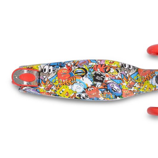 Byox rapture roller elöl dupla kerekes piros