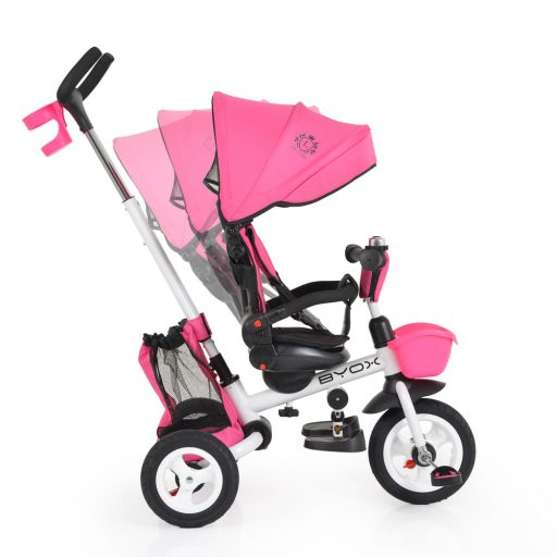 Byox flexy lux tricikli szülőkaros pink