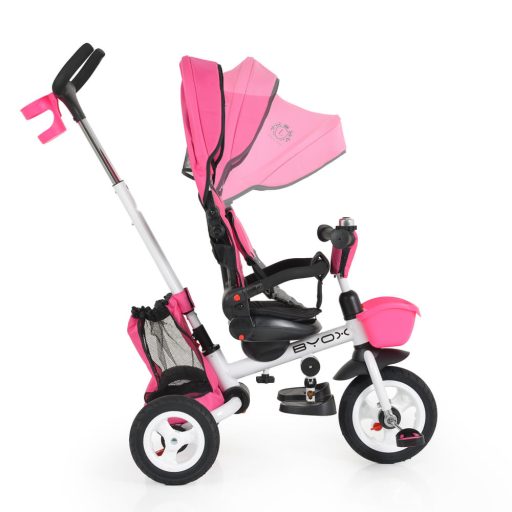 Byox flexy lux tricikli szülőkaros pink