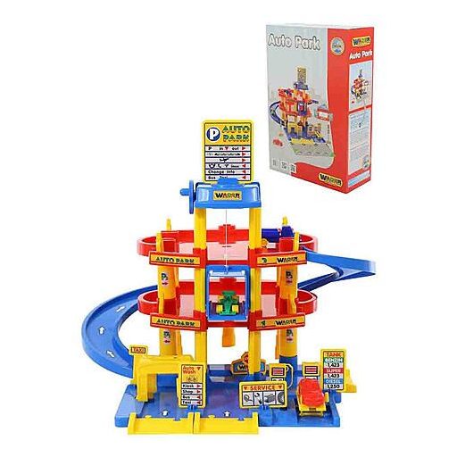 Polesie műanyagjáték parkoló 3 szintes színes