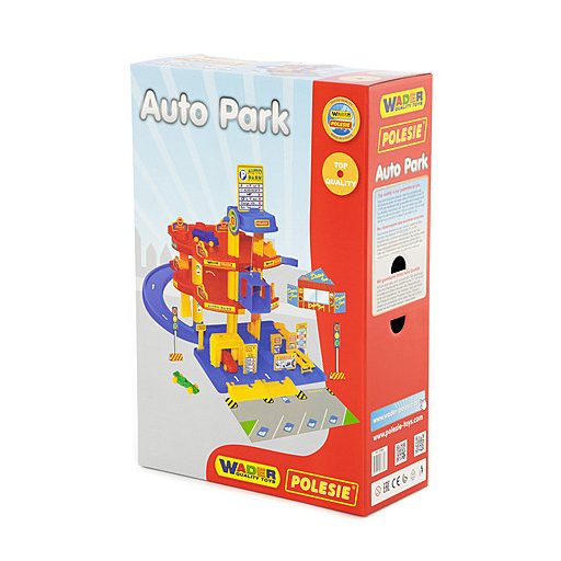 Polesie műanyagjáték parkoló 3 szintes színes