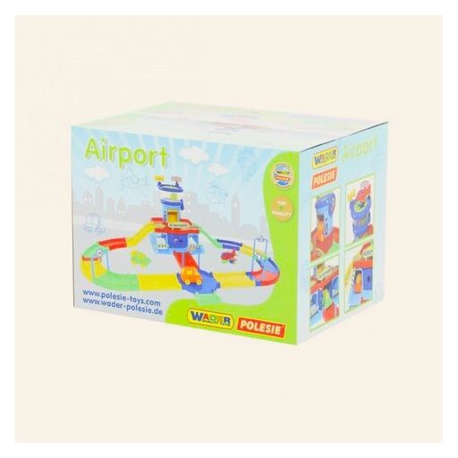 Polesie műanyagjáték repülőtér utcával