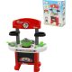 Polesie toys bu-bu konyha hanggal, 58cm, piros