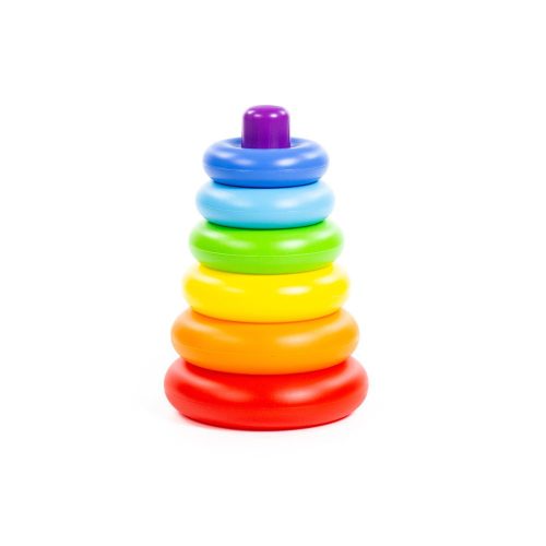 Polesie toys karikatorony montessori, műanyag színes