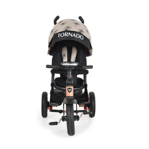 Byox tornado szülőkaros tricikli 25kg ig 360f forgatható bézs