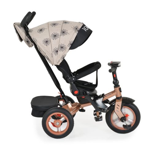 Byox tornado szülőkaros tricikli 25kg ig 360f forgatható bézs