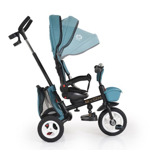 Byox flexy lux tricikli szülőkaros türkiz