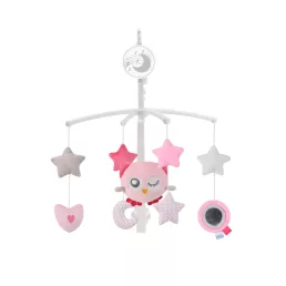CANGAROO Dreamy zenélő forgó játék kiságyra pink