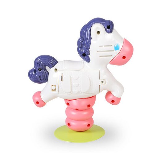MONI Műanyagjáték zenélő, világító póni
