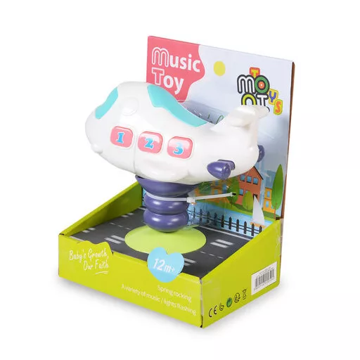 Moni toys műanyag kis repülő fehér