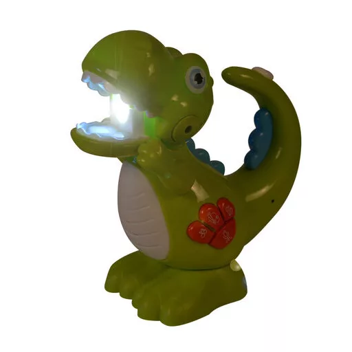 Bébijáték baby dinoszaurusz zöld