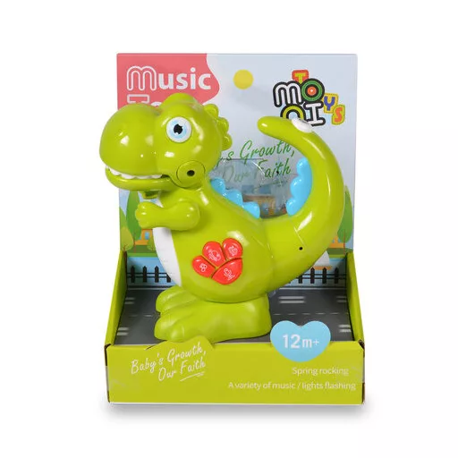Bébijáték baby dinoszaurusz zöld