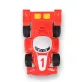Moni toys műanyag f1 kisautó piros