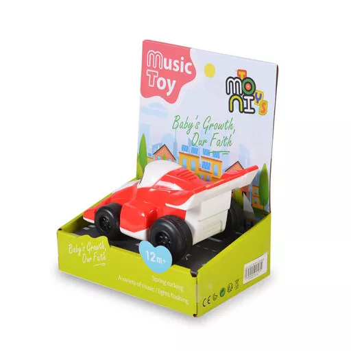 Moni toys műanyag f1 kisautó piros