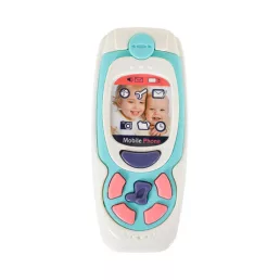 Moni toys műanyag baby telefon kék