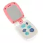 Moni toys műanyag baby kinyitható gombos telefon fehér/pink