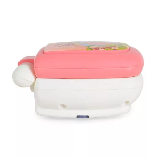 Moni toys műanyag baby kinyitható gombos telefon fehér/pink