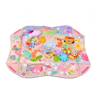 MONI Oasis játszószőnyeg oldalfallal nagy pink