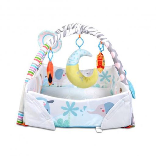 MONI Oasis játszószőnyeg oldalfallal nagy szürke