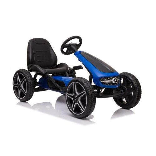 Mercedes gokart mercedes pedálos autó kék