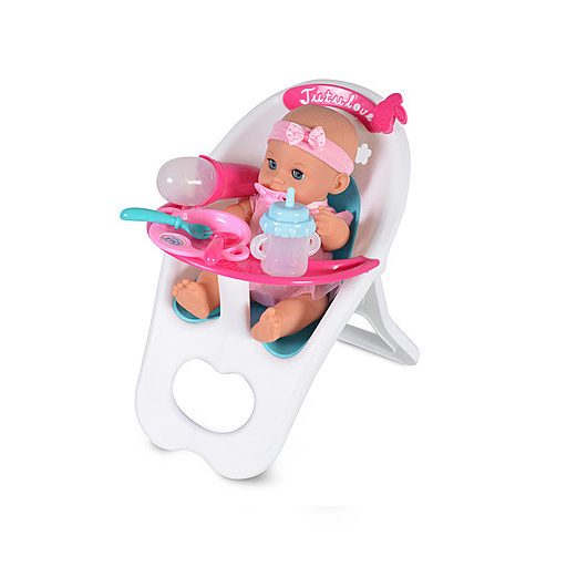 MONI Baba 36 cm-es szett etetőszékkel, tányérral