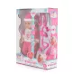MONI Baba 36cm doktor szett pink