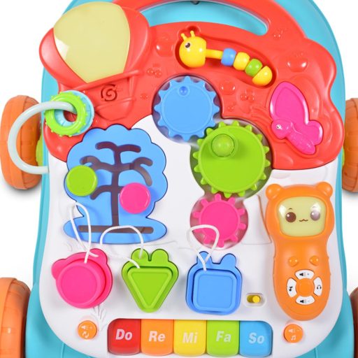 Moni toys music járássegítő műanyag 2in1 játszóasztal