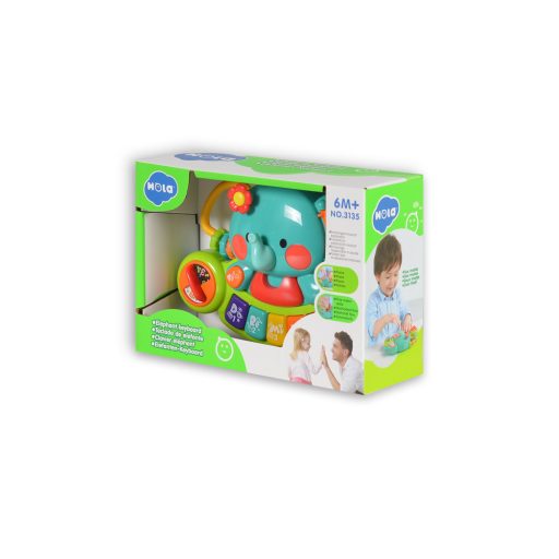 Hola bébijáték elefánt zenélő zongora