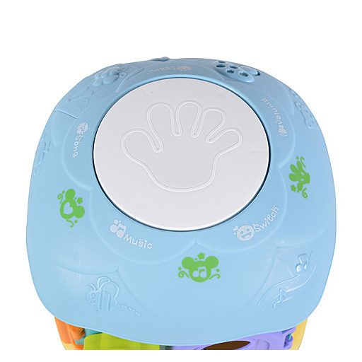 Műanyagjáték gombaház formaberakó kék