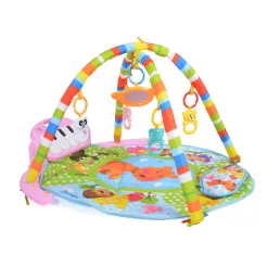 MONI Baby piano játszószőnyeg zongorás lány pink