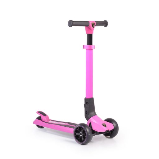 BYOX Lamborghini roller 3 kerekű, összecsukható, 50 kg-ig pink