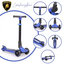   BYOX Lamborghini roller 3 kerekű, összecsukható, 50 kg-ig kék