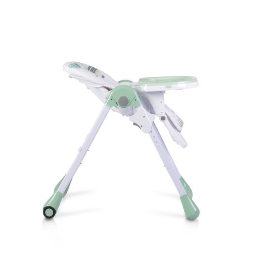 MONI Muffin multifunkciós etetőszék, mintás, 2 kerékkel menta