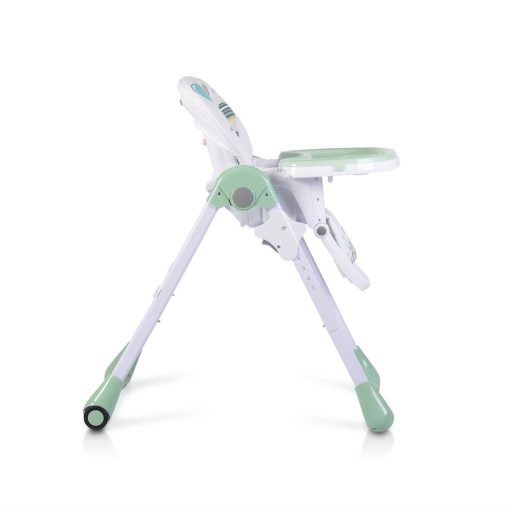 MONI Muffin multifunkciós etetőszék, mintás, 2 kerékkel menta