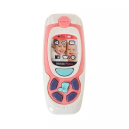 Moni toys műanyag baby telefon pink