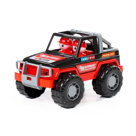 Polesie 64325 rally jeep 23,5cm piros