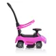 Moni rider beülős autó tolókarral pink