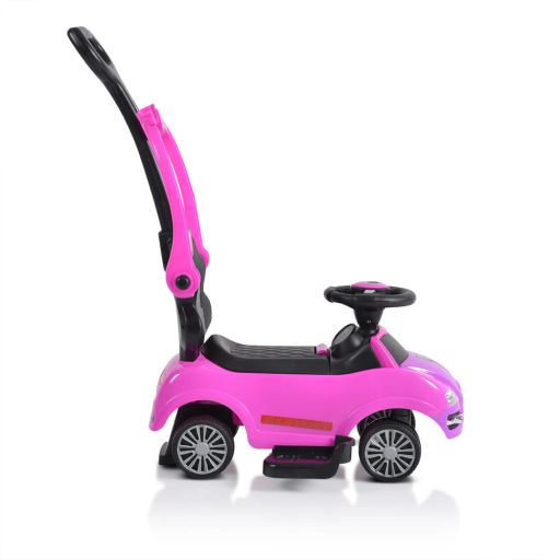 Moni rider beülős autó tolókarral pink
