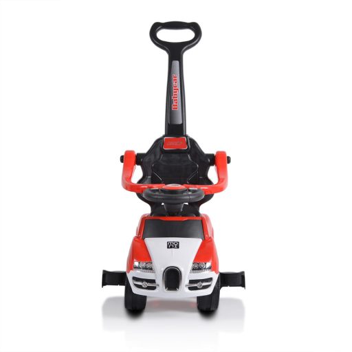 Moni rider beülős autó tolókarral piros