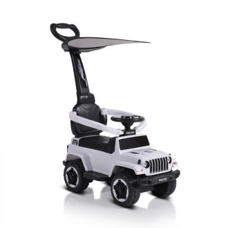 Moni bébitaxi police napfénytetővel fehér