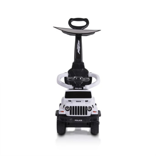 Moni bébitaxi police napfénytetővel fehér
