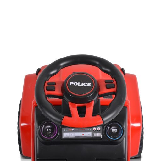 Moni bébitaxi police napfénytetővel piros