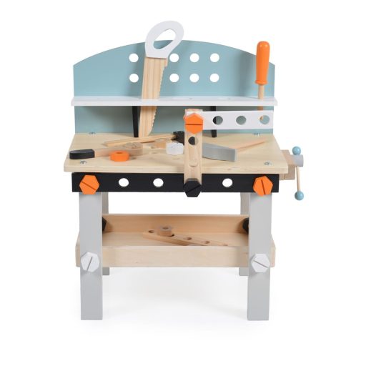 Moni toys fajáték fa szerelőpad 49x45x 29.5cm