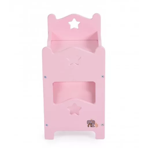 Moni toys emeletes babaágy játék babának pink